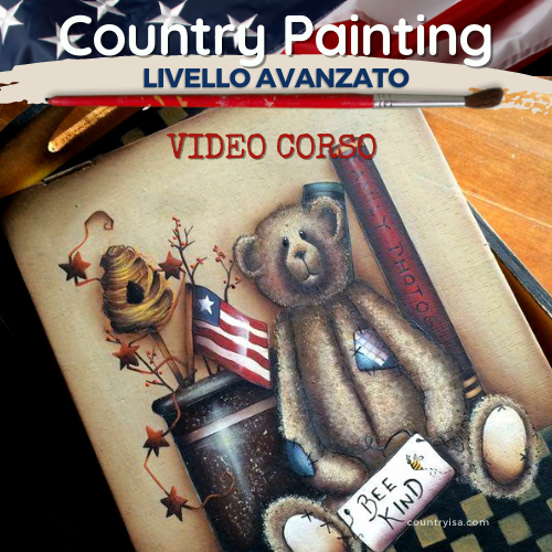 Bee Kind -Video Corso di Country Painting