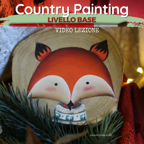 Volpe -Video Lezione di Country Painting