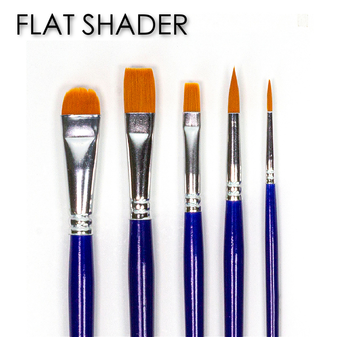Pennelli kit 5 flat decoart bk37shaders countryisa